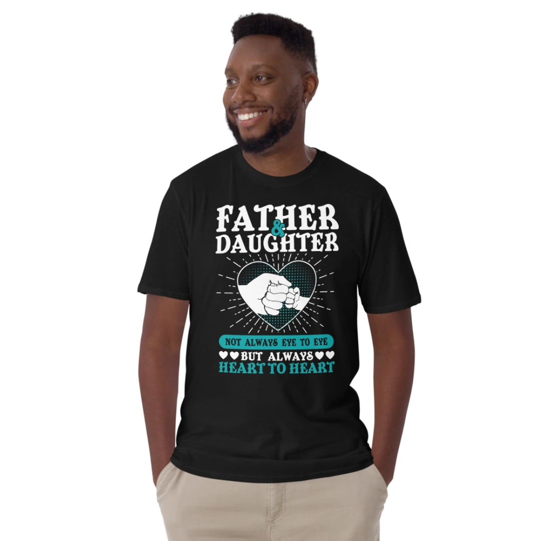 Father & Daughter Heart to Heart Short-Sleeve T-Shirt