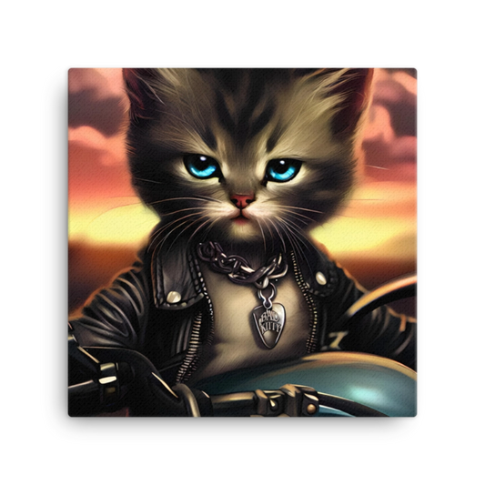 MotorKittens: Furballs of Fury Canvas Art
