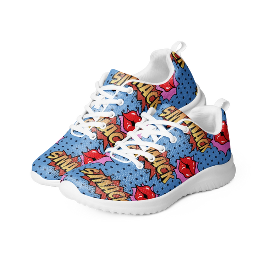 Kisses & Comic Smacks Women’s Athletic Shoes