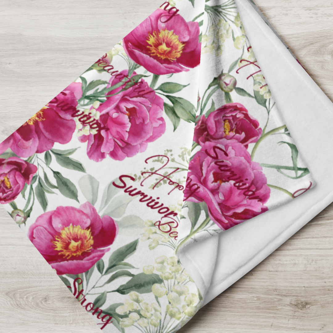 Hope In Bloom Throw Blanket