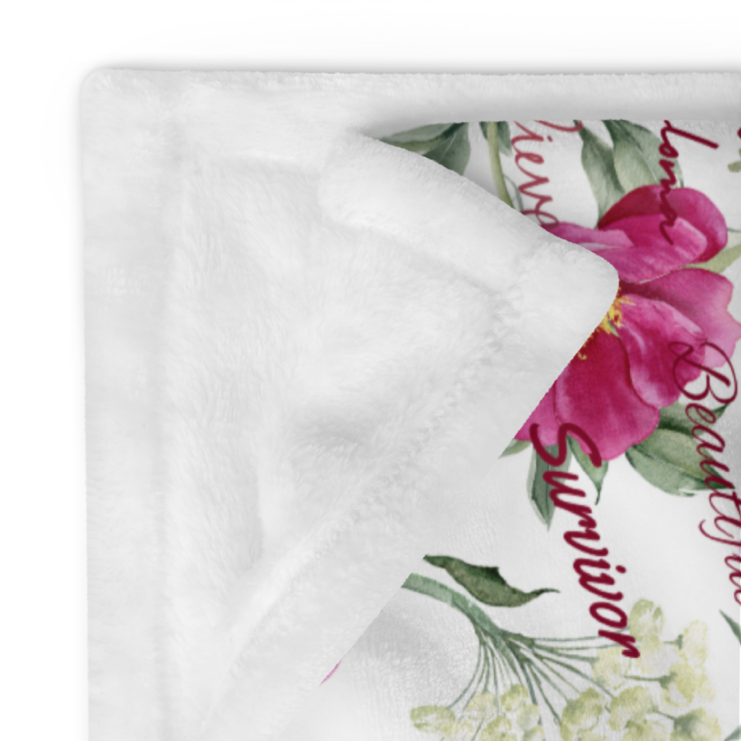 Hope In Bloom Throw Blanket