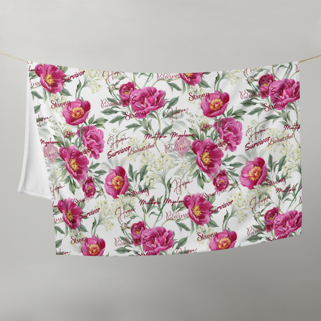 Hope In Bloom Throw Blanket