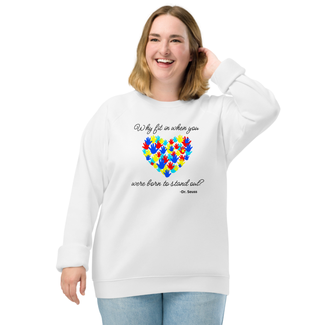 Stand Out Unisex Organic Raglan Sweatshirt