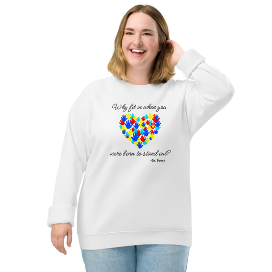 Stand Out Unisex Organic Raglan Sweatshirt