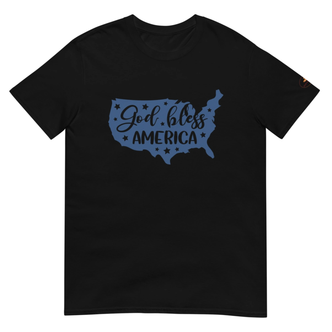 God Bless America Short-Sleeve Unisex T-Shirt