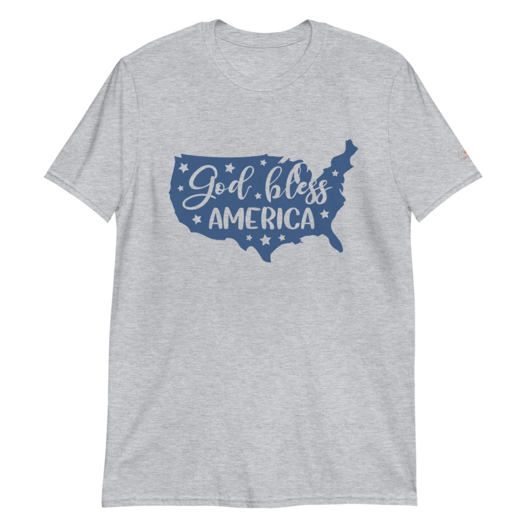 God Bless America Short-Sleeve Unisex T-Shirt