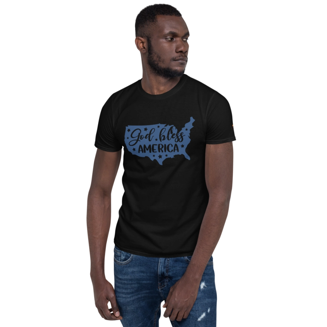 God Bless America Short-Sleeve Unisex T-Shirt