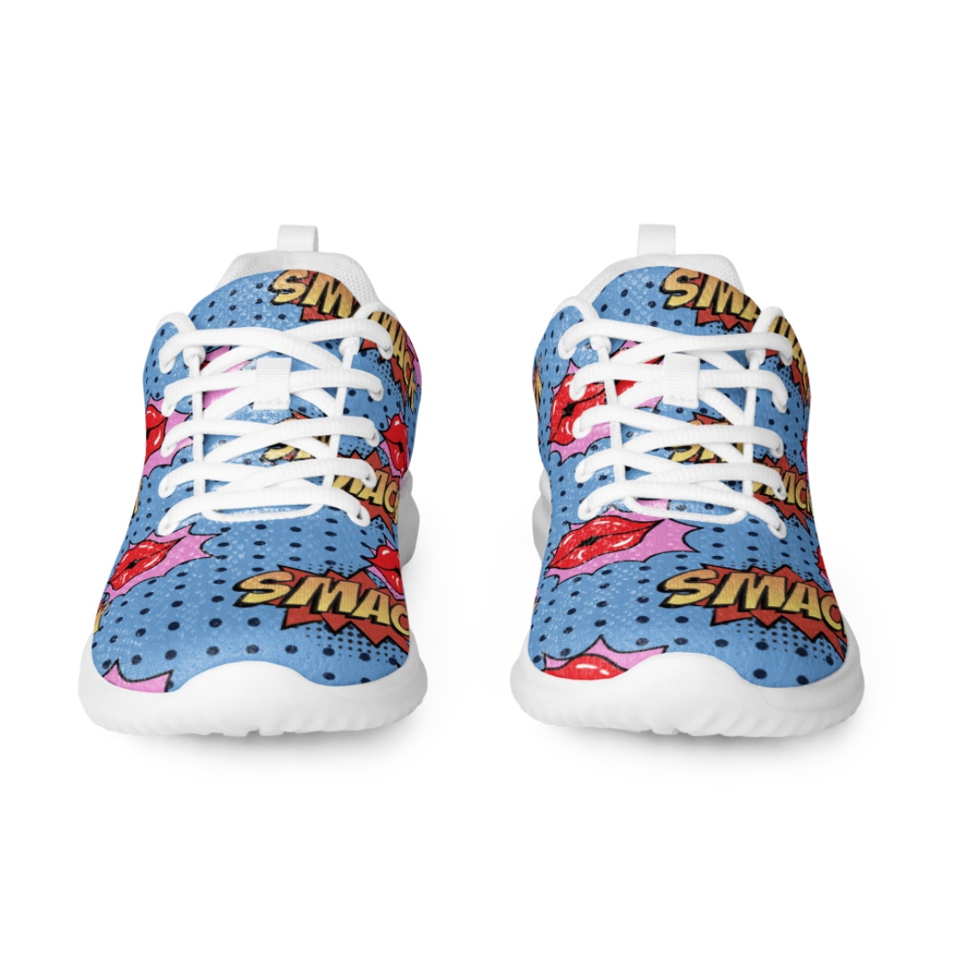 Kisses & Comic Smacks Women’s Athletic Shoes