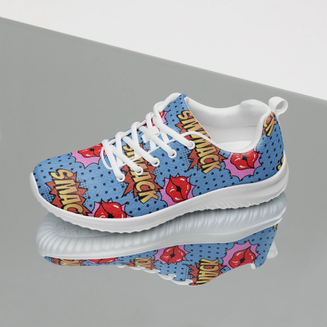 Kisses & Comic Smacks Women’s Athletic Shoes