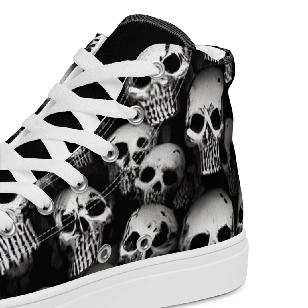 Doom Fest Men’s High Top Canvas Shoes