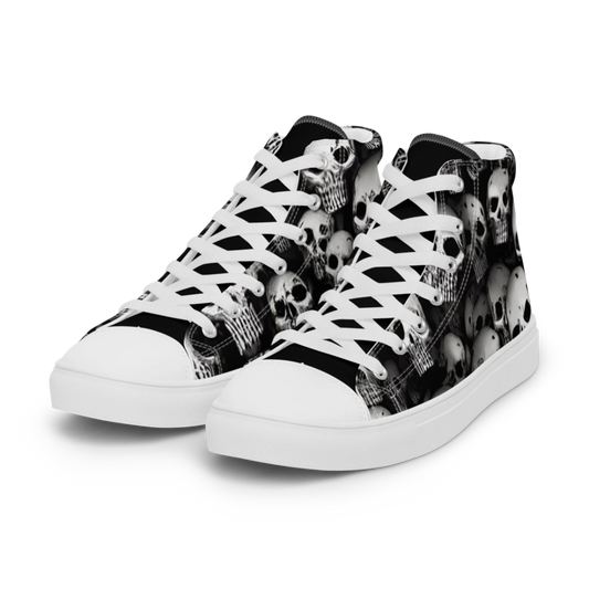 Doom Fest Men’s High Top Canvas Shoes