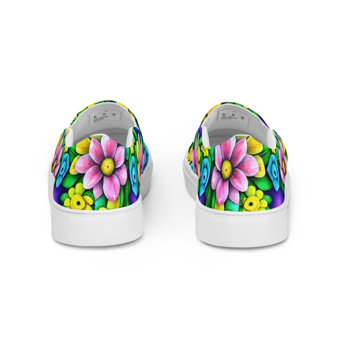 Happy Vibe Women’s Slip-On Canvas Shoes