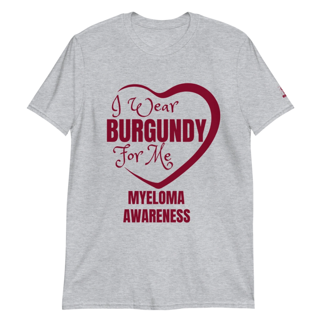 I Wear Burgundy For Me Short-Sleeve Unisex T-Shirt