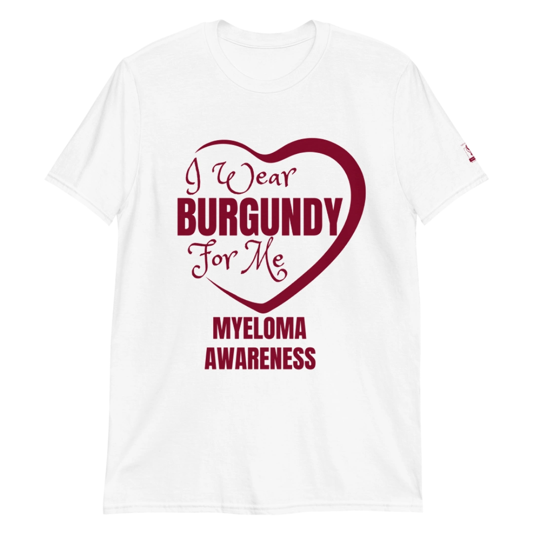 I Wear Burgundy For Me Short-Sleeve Unisex T-Shirt