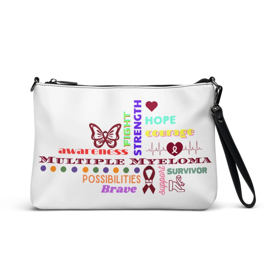 Myeloma Words Crossbody Bag