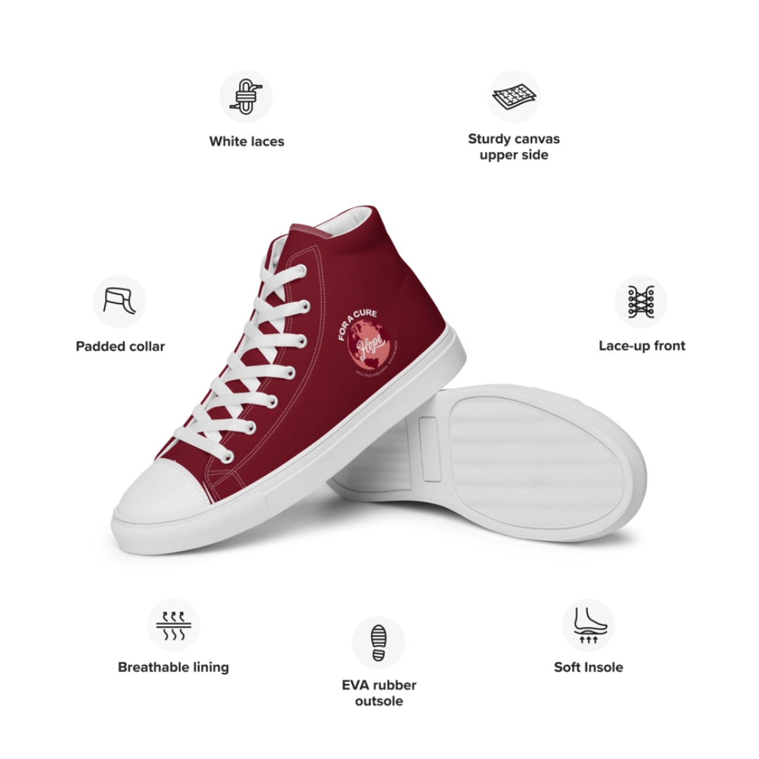 Hope For A Cure Women’s High Tops