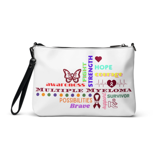 Myeloma Words Crossbody Bag