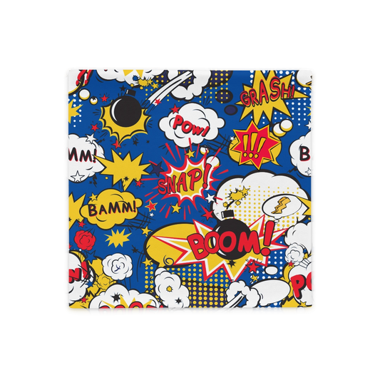 Super Hero Blue Premium Pillow