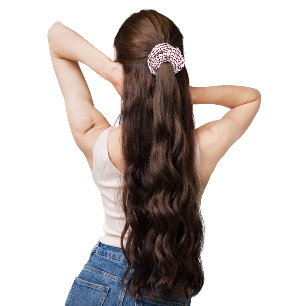 Myeloma Cancer Ribbon Recycled Scrunchie