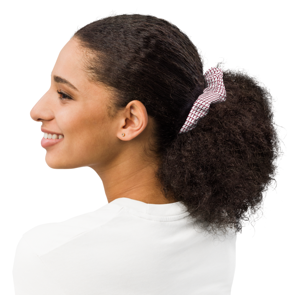 Myeloma Cancer Ribbon Recycled Scrunchie