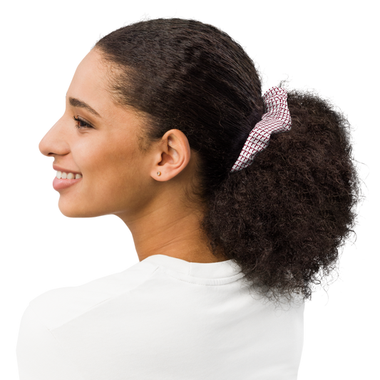 Myeloma Cancer Ribbon Recycled Scrunchie
