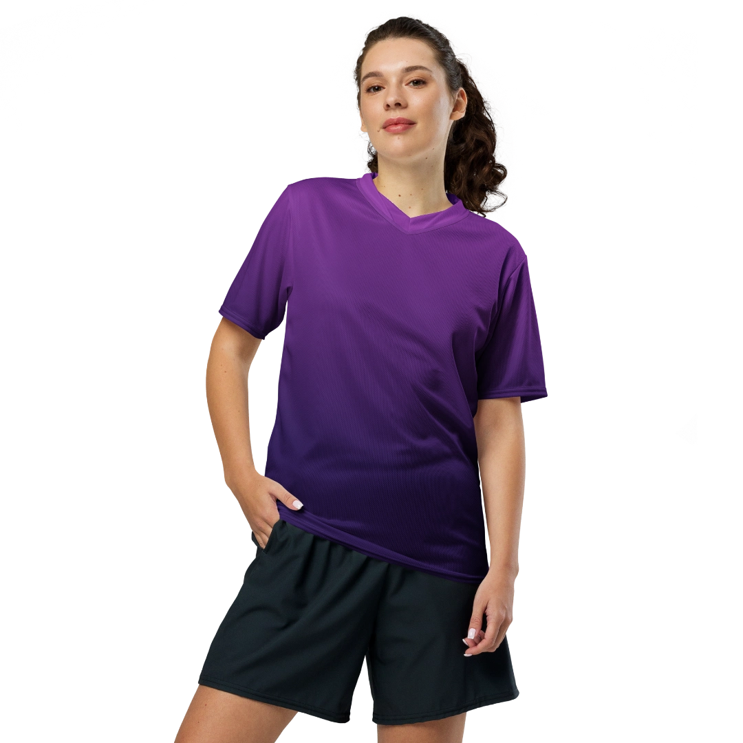 Purple Gradient Recycled Unisex Jersey