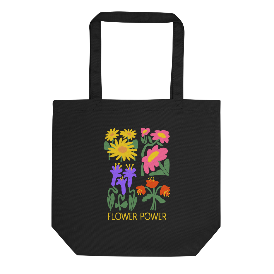Flower Power Eco Tote Bag