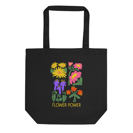 Flower Power Eco Tote Bag