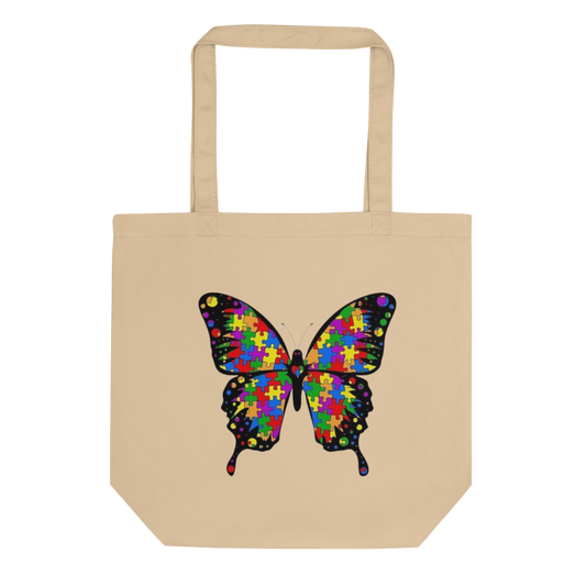 Autism Butterfly Eco Tote Bag