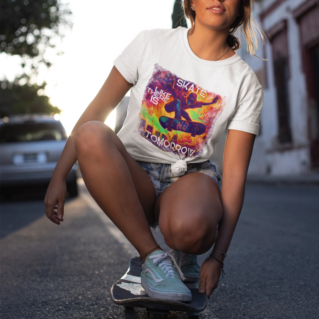 Skate Like There Is No Tomorrow Unisex Tee
