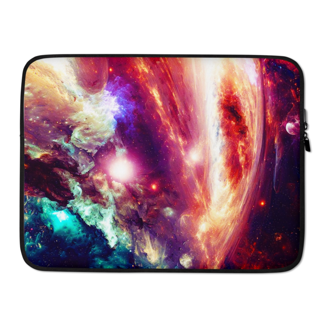 Neon Nebula Laptop Sleeve
