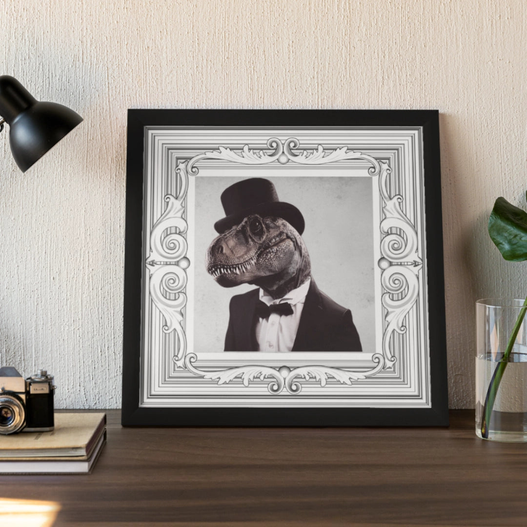 T-Rex In A Tux: Matte Poster