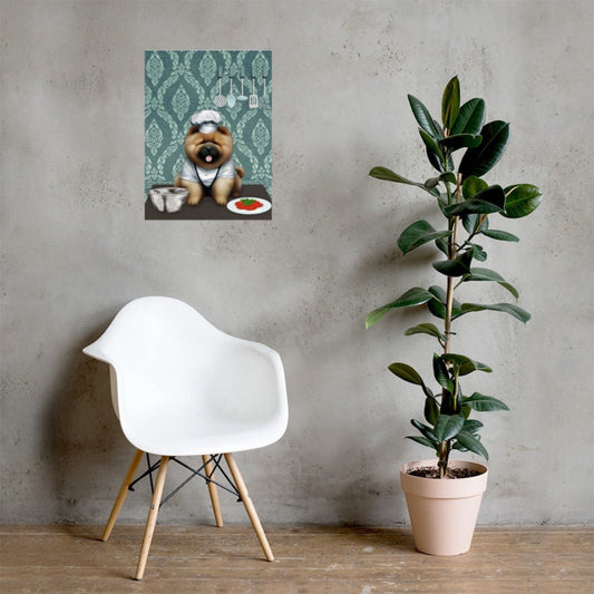 Pup Chef: Chow Chow Premium Poster