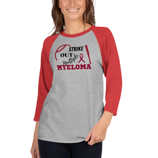 Strike Out Myeloma Unisex Raglan Tee
