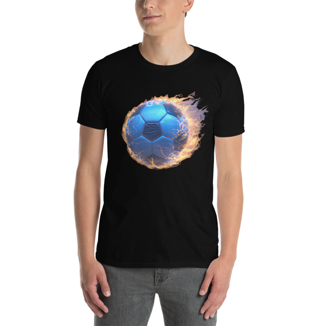 Sizzling Soccer Short-Sleeve Unisex T-Shirt