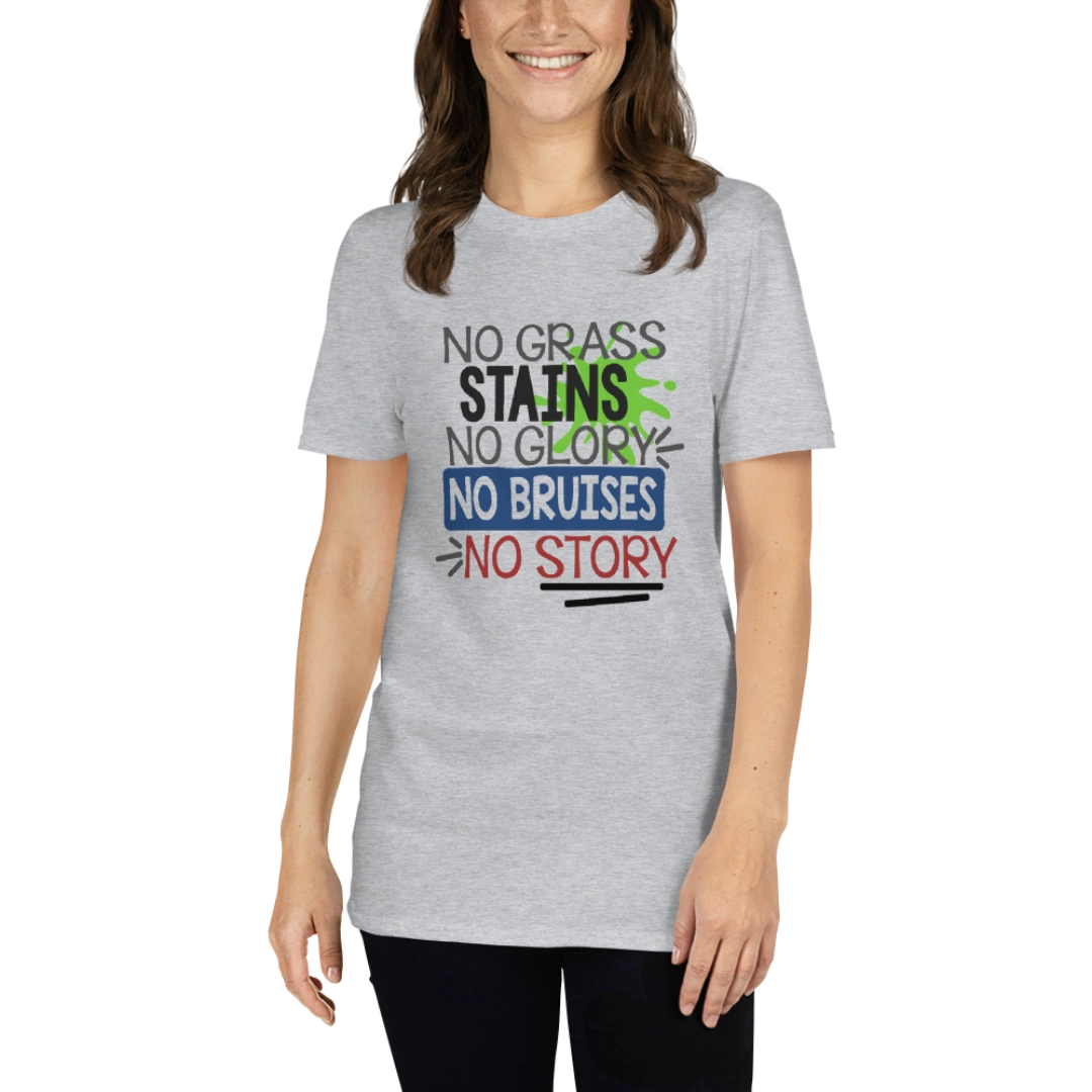 No Grass No Glory Adult Short-Sleeve Unisex T-Shirt