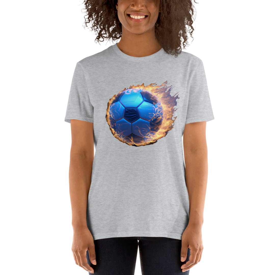 Sizzling Soccer Short-Sleeve Unisex T-Shirt