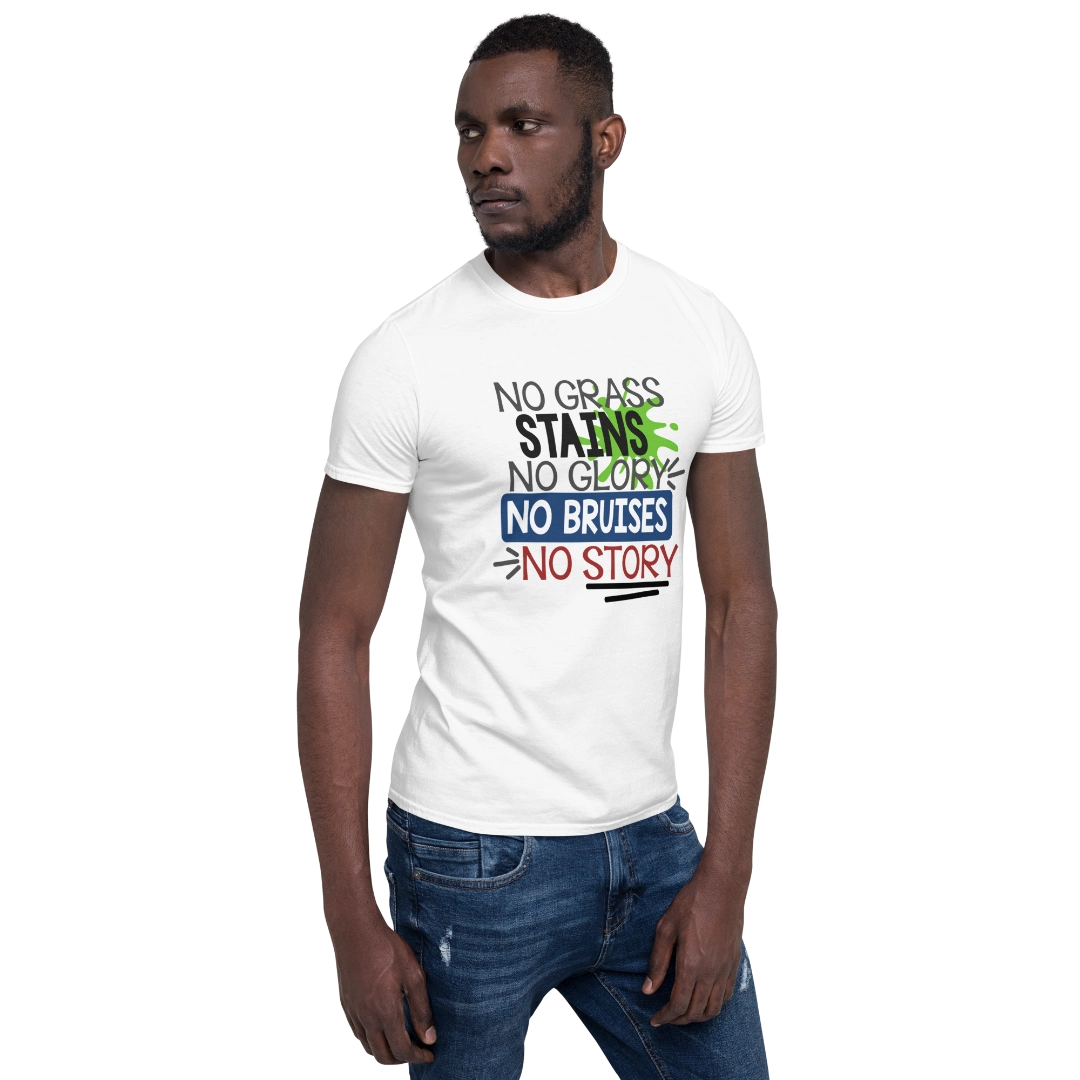 No Grass No Glory Adult Short-Sleeve Unisex T-Shirt