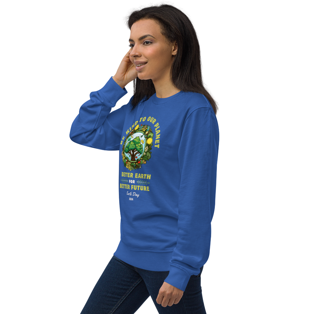 Better Earth Better Future Unisex Organic Sweatshirt