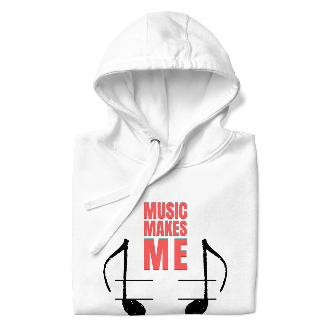 Music Makes Me Smile Unisex Hoodie