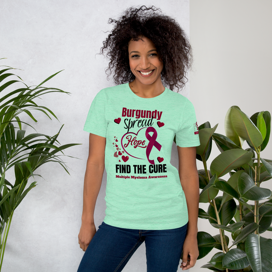 Burgundy For Hope Unisex T-Shirt