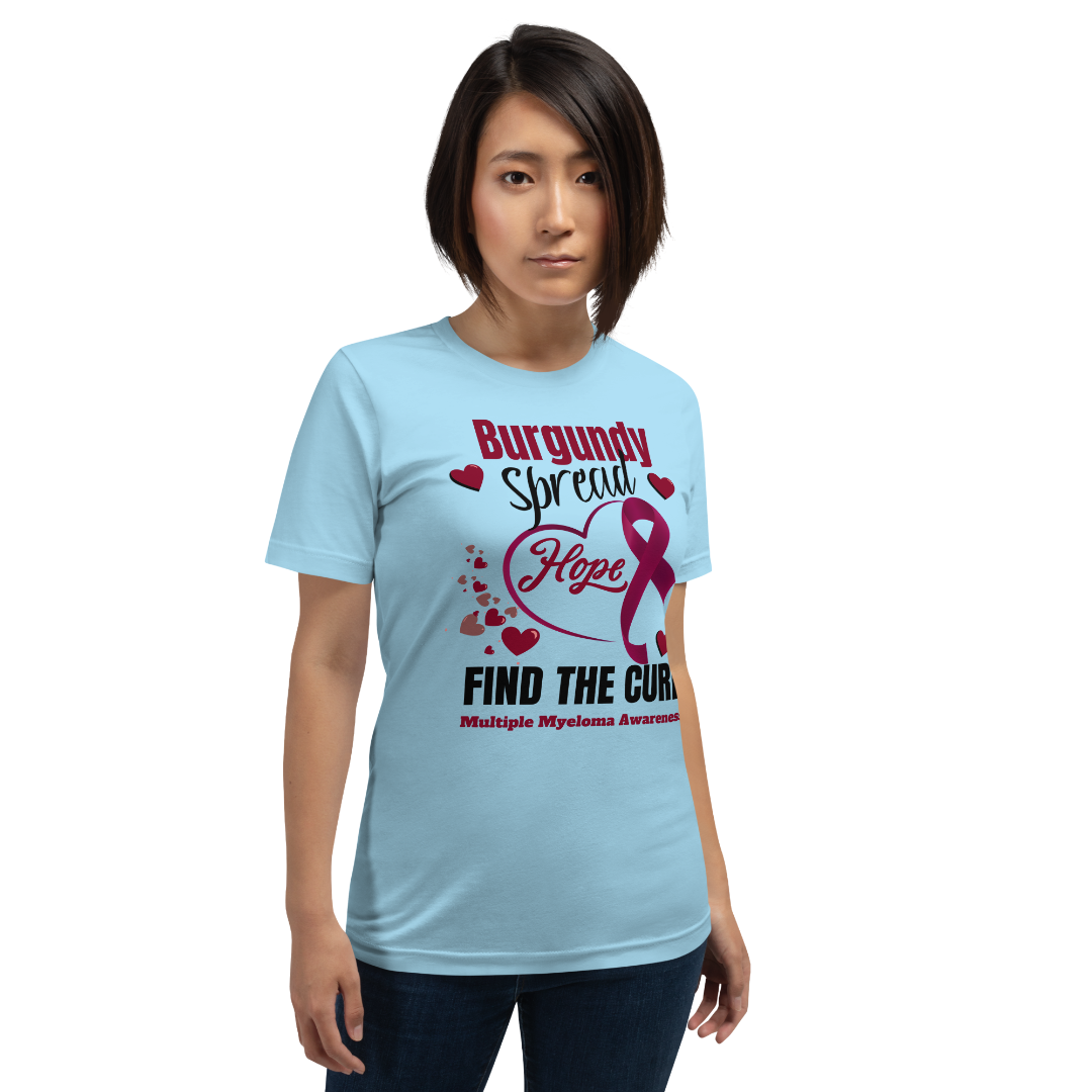 Burgundy For Hope Unisex T-Shirt