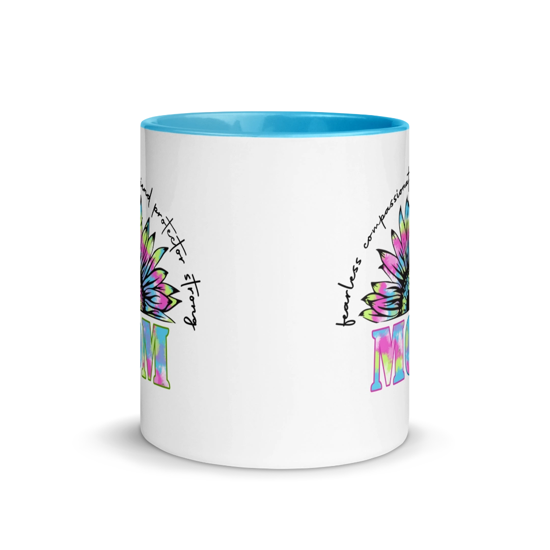 Strong Mom Mug With Color Inside