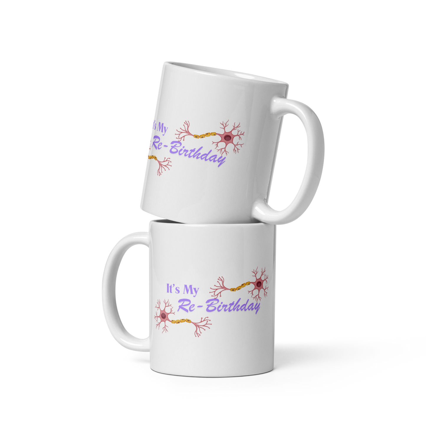 Stem Cell Rebirthday White Glossy Mug