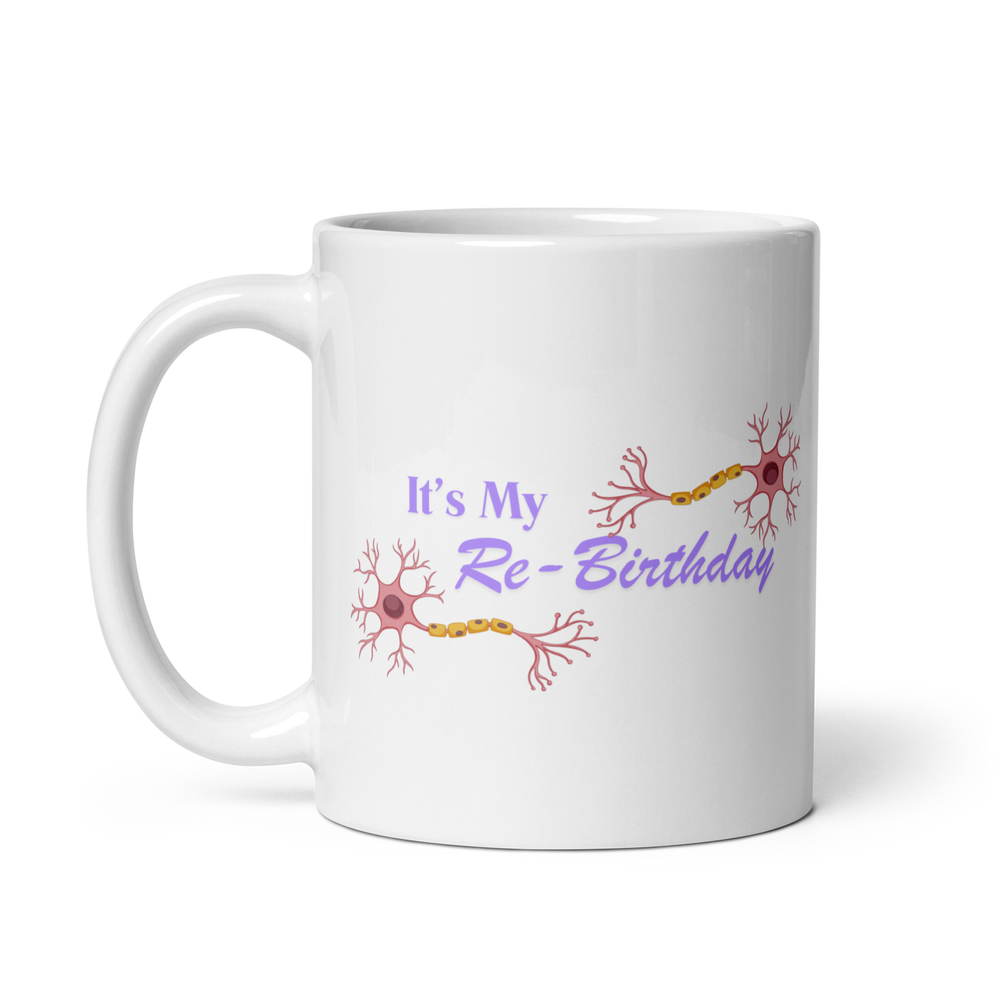 Stem Cell Rebirthday White Glossy Mug