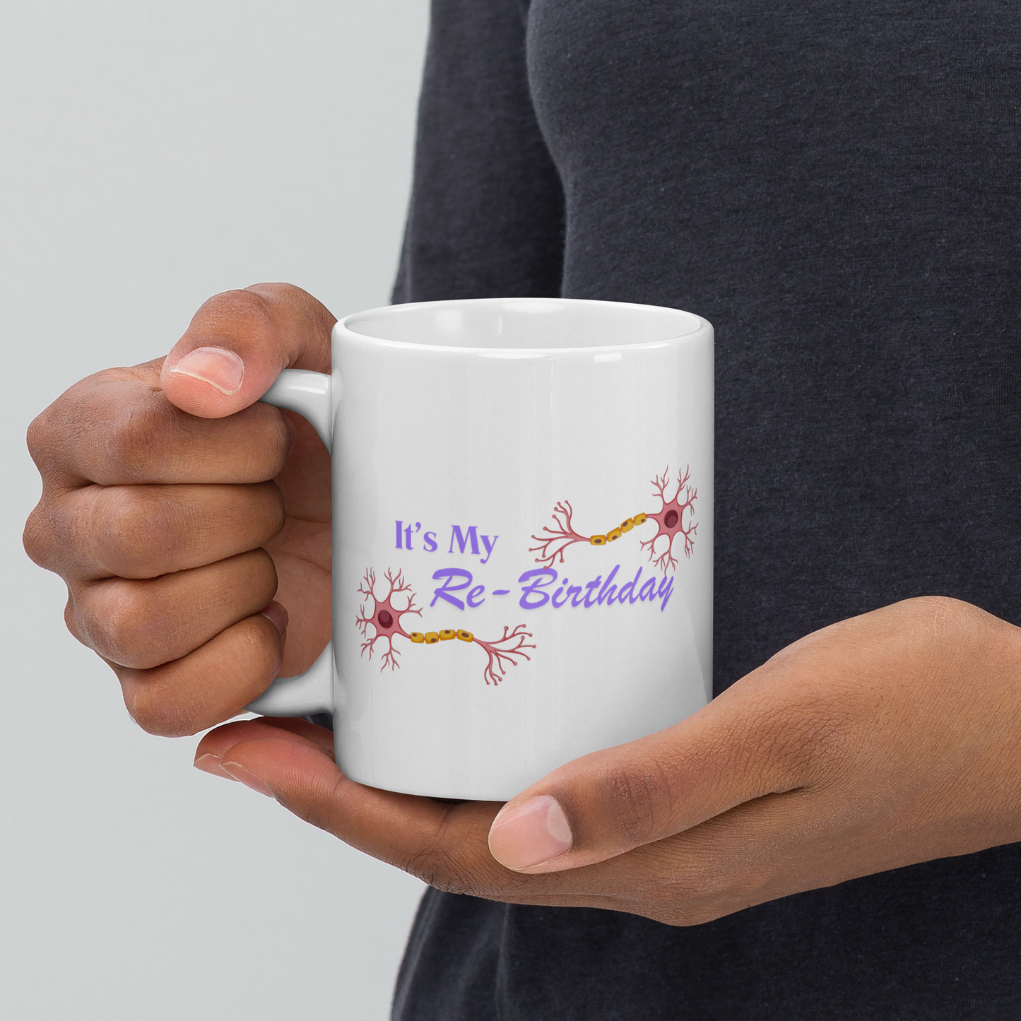 Stem Cell Rebirthday White Glossy Mug