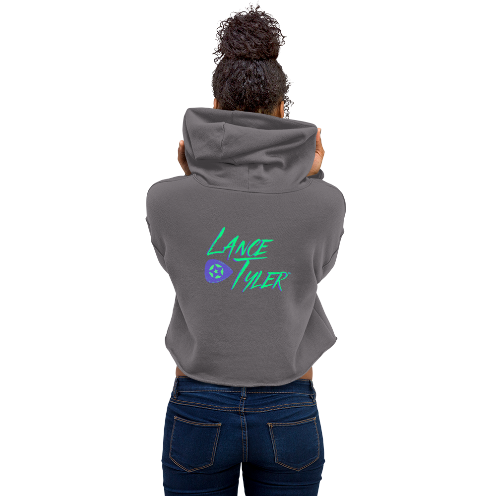 Lance Tyler™ "Hat Like A Halo" Women's Cropped Hoodie