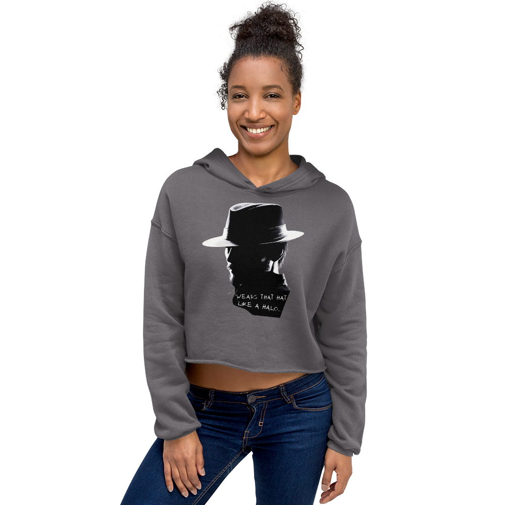 Lance Tyler™ "Hat Like A Halo" Women's Cropped Hoodie