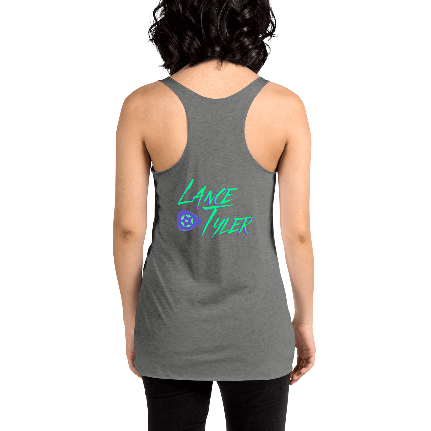 Lance Tyler™ "Just A Ghost" Women's Racerback Tank