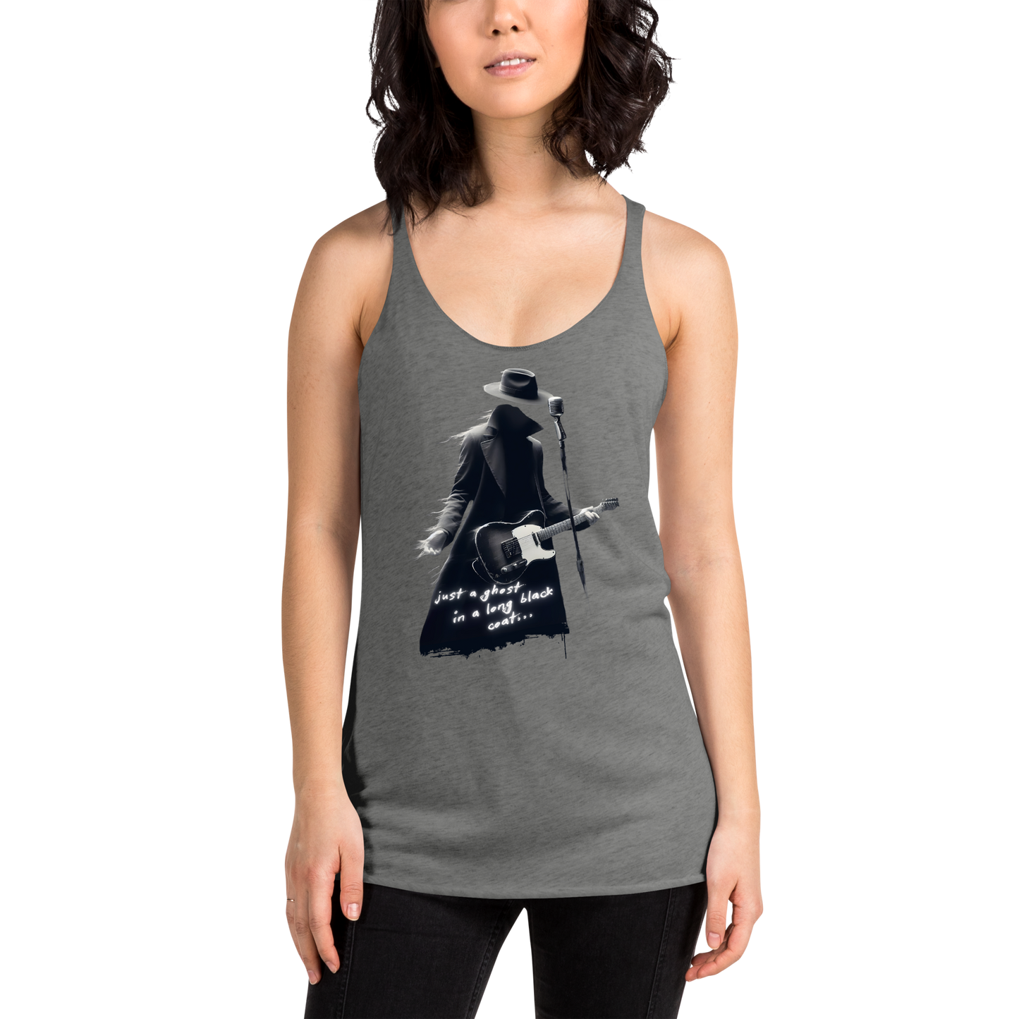 Lance Tyler™ "Just A Ghost" Women's Racerback Tank